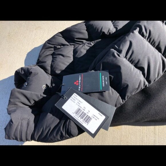 Peuterey Fuscello Bell Sleeve Combo Goose Down Puffer & Wool coat - Picture 7 of 16